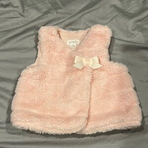 Mud Pie Pink Fleece with Elegant Details